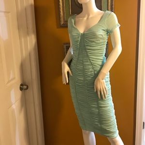 Mint green dress